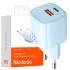 Mcdodo CH-0154 Charger GaN 33W Type-C, USB-A (blue)